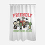 Friendly Monsters Club-None-Polyester-Shower Curtain-momma_gorilla