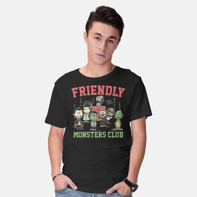 Friendly Monsters Club-Mens-Basic-Tee-momma_gorilla