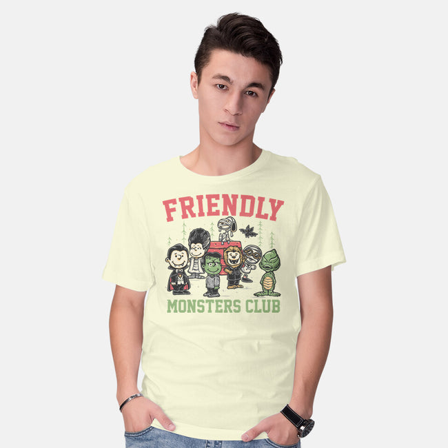 Friendly Monsters Club-Mens-Basic-Tee-momma_gorilla