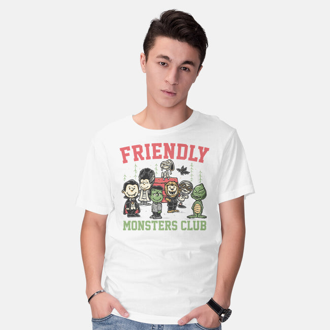 Friendly Monsters Club-Mens-Basic-Tee-momma_gorilla