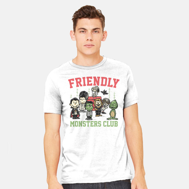 Friendly Monsters Club-Mens-Heavyweight-Tee-momma_gorilla