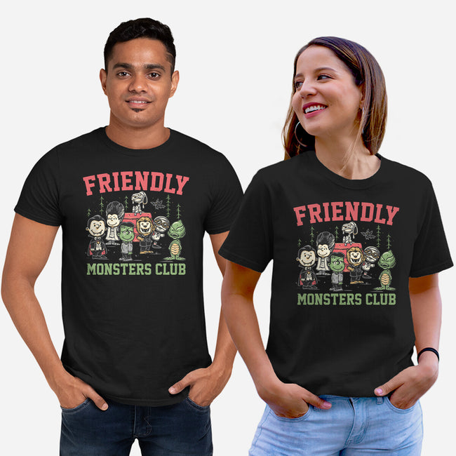 Friendly Monsters Club-Unisex-Basic-Tee-momma_gorilla