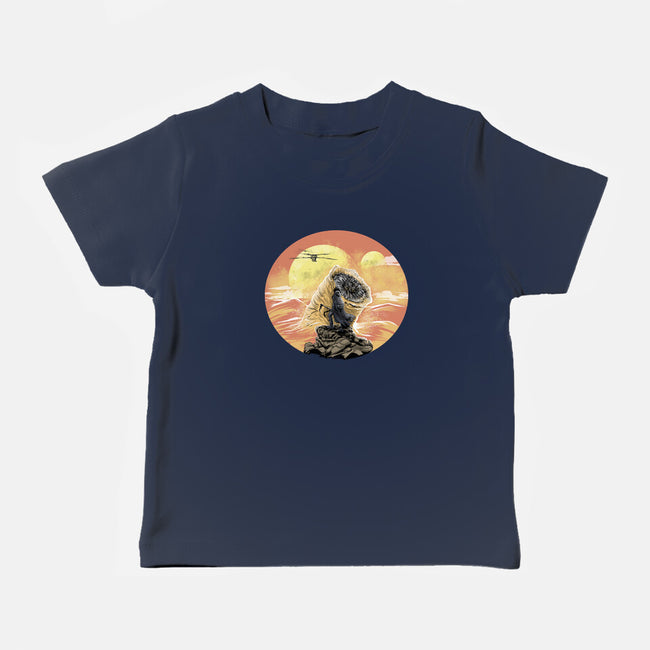 Wanderer Above The Sea Of Sand-Baby-Basic-Tee-zascanauta