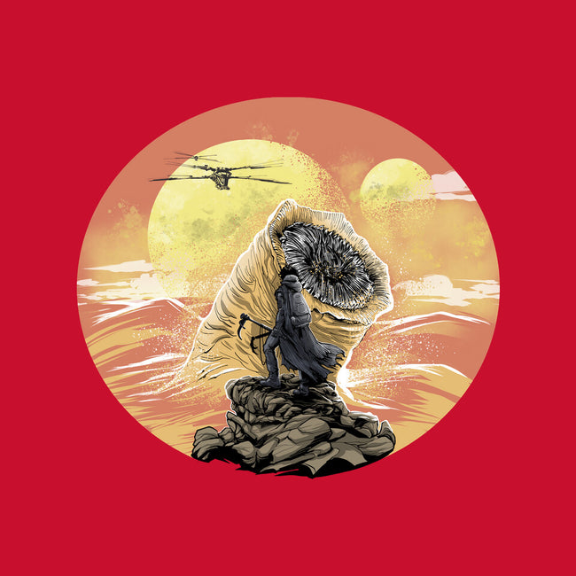 Wanderer Above The Sea Of Sand-None-Glossy-Sticker-zascanauta