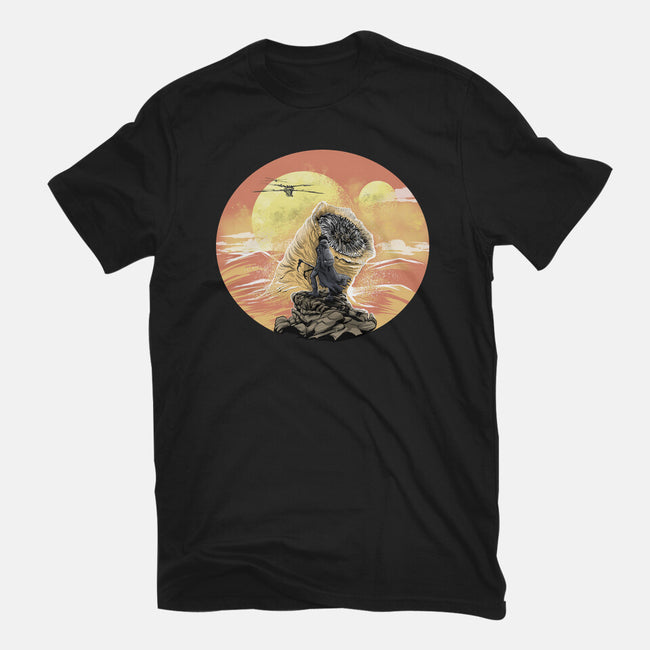 Wanderer Above The Sea Of Sand-Youth-Basic-Tee-zascanauta