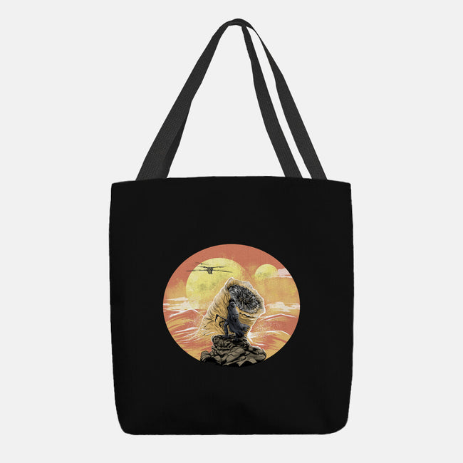 Wanderer Above The Sea Of Sand-None-Basic Tote-Bag-zascanauta