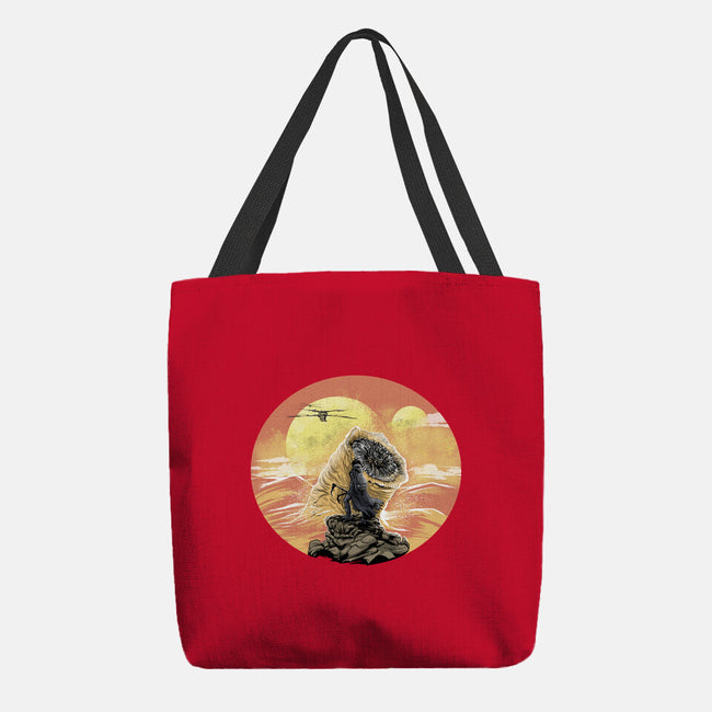 Wanderer Above The Sea Of Sand-None-Basic Tote-Bag-zascanauta