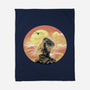 Wanderer Above The Sea Of Sand-None-Fleece-Blanket-zascanauta