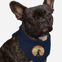 Wanderer Above The Sea Of Sand-Dog-Bandana-Pet Collar-zascanauta