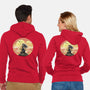 Wanderer Above The Sea Of Sand-Unisex-Zip-Up-Sweatshirt-zascanauta