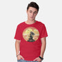 Wanderer Above The Sea Of Sand-Mens-Basic-Tee-zascanauta