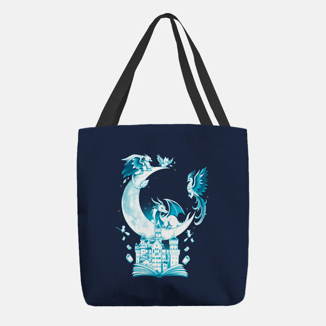 Magic Landscape Moon-None-Basic Tote-Bag-Vallina84