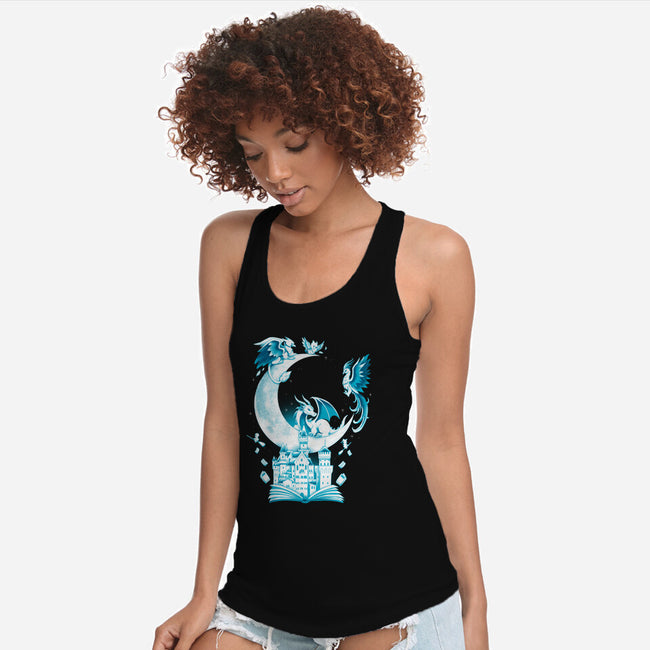 Magic Landscape Moon-Womens-Racerback-Tank-Vallina84