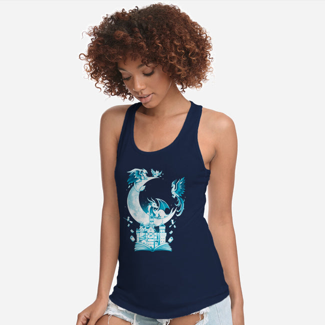 Magic Landscape Moon-Womens-Racerback-Tank-Vallina84