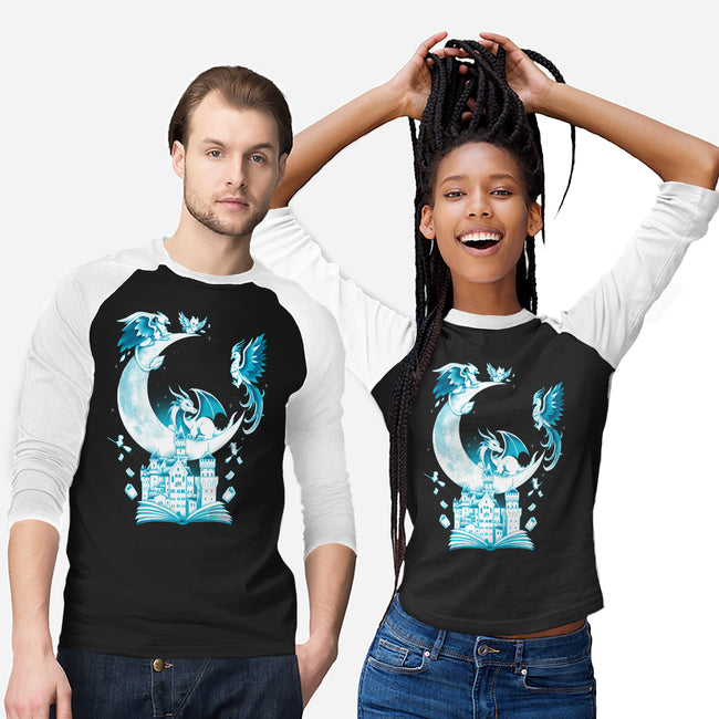 Magic Landscape Moon-Unisex-Baseball-Tee-Vallina84