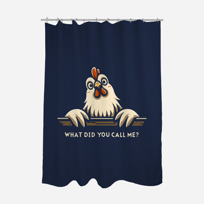 What Did You Call Me?-None-Polyester-Shower Curtain-BridgeWalker