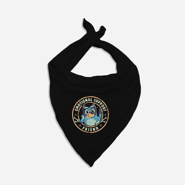 Emotional Support Friend-Dog-Bandana-Pet Collar-Arigatees