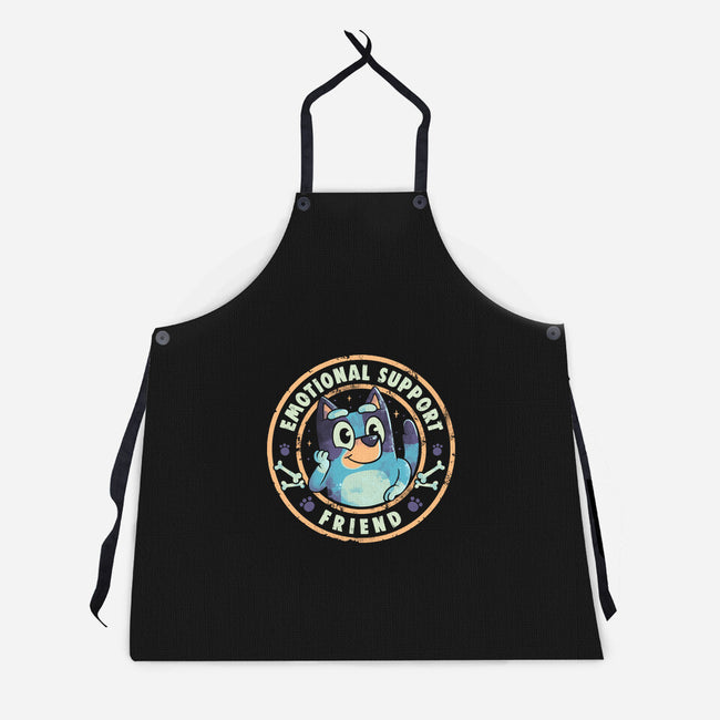 Emotional Support Friend-Unisex-Kitchen-Apron-Arigatees