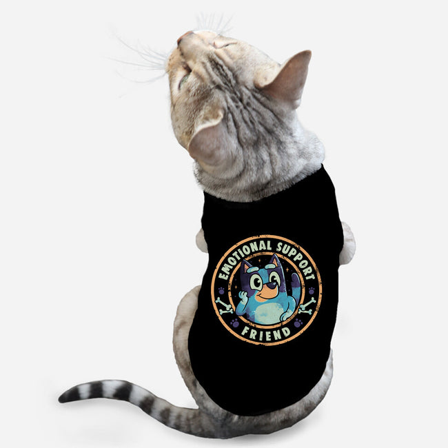 Emotional Support Friend-Cat-Basic-Pet Tank-Arigatees