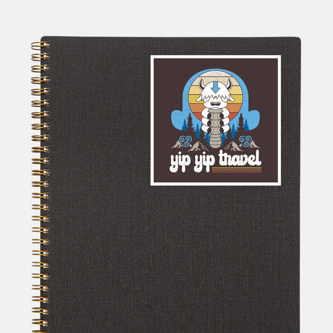 Yip Yip Travel-None-Glossy-Sticker-Logozaste