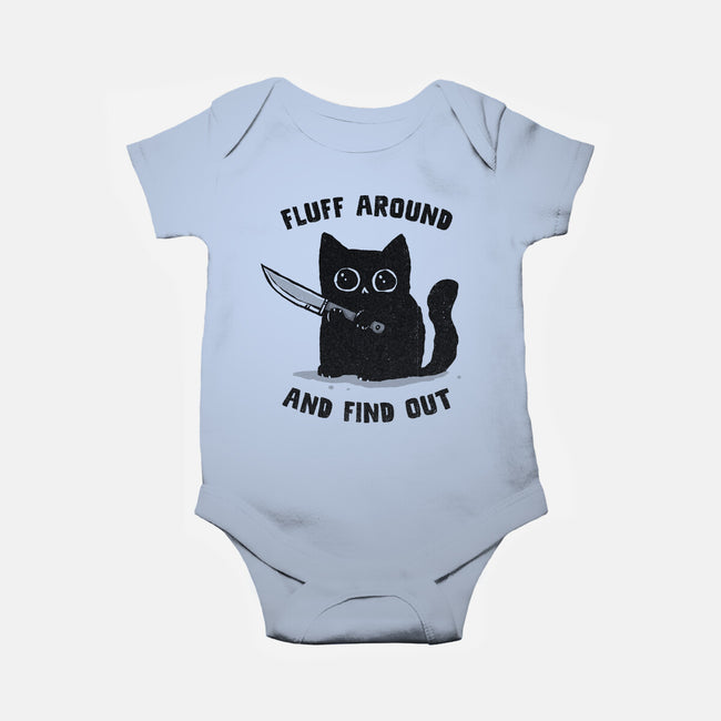 Fluff Around And Find Out-Baby-Basic-Onesie-kg07