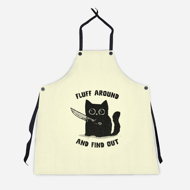 Fluff Around And Find Out-Unisex-Kitchen-Apron-kg07