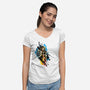 Linked-Womens-V-Neck-Tee-kharmazero