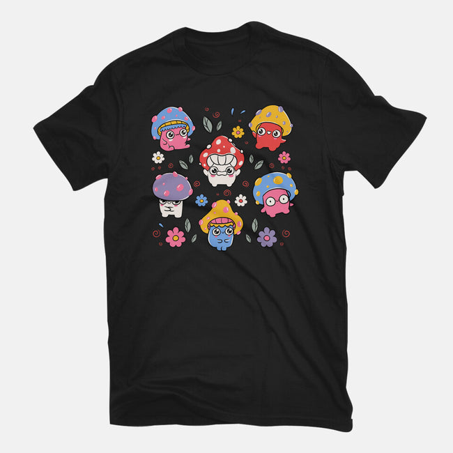 Cute But Psychedelic Mushrooms-Youth-Basic-Tee-tobefonseca