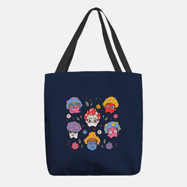 Cute But Psychedelic Mushrooms-None-Basic Tote-Bag-tobefonseca