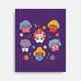 Cute But Psychedelic Mushrooms-None-Stretched-Canvas-tobefonseca