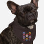 Cute But Psychedelic Mushrooms-Dog-Bandana-Pet Collar-tobefonseca