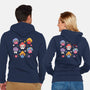 Cute But Psychedelic Mushrooms-Unisex-Zip-Up-Sweatshirt-tobefonseca