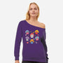 Cute But Psychedelic Mushrooms-Womens-Off Shoulder-Sweatshirt-tobefonseca