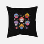 Cute But Psychedelic Mushrooms-None-Removable Cover-Throw Pillow-tobefonseca