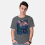 Green Mushroom Brother-Mens-Basic-Tee-Bruno Mota