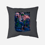 Green Mushroom Brother-None-Removable Cover-Throw Pillow-Bruno Mota