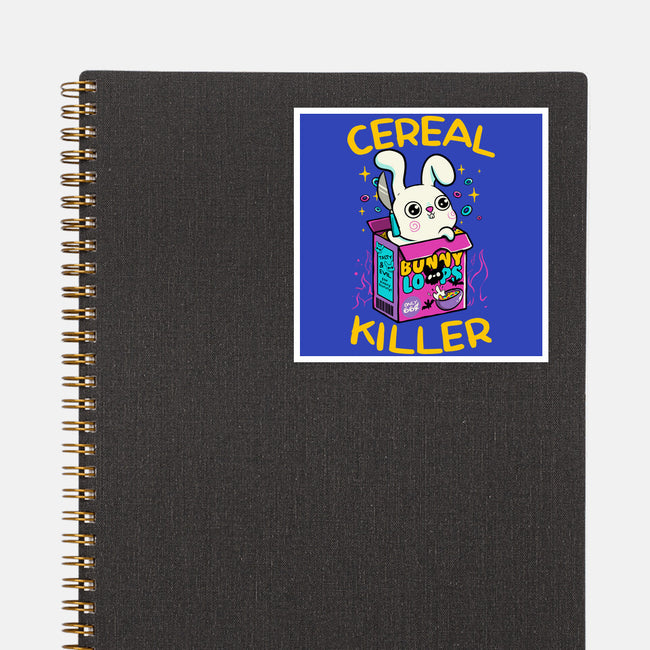 Cereal Killer Psycho Bunny-None-Glossy-Sticker-tobefonseca