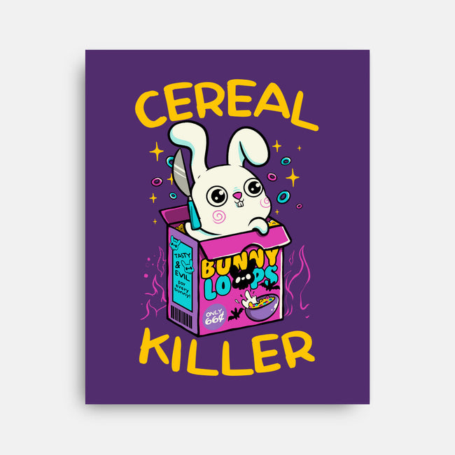 Cereal Killer Psycho Bunny-None-Stretched-Canvas-tobefonseca