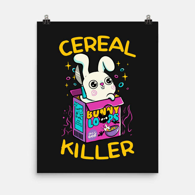 Cereal Killer Psycho Bunny-None-Matte-Poster-tobefonseca