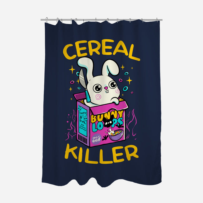 Cereal Killer Psycho Bunny-None-Polyester-Shower Curtain-tobefonseca