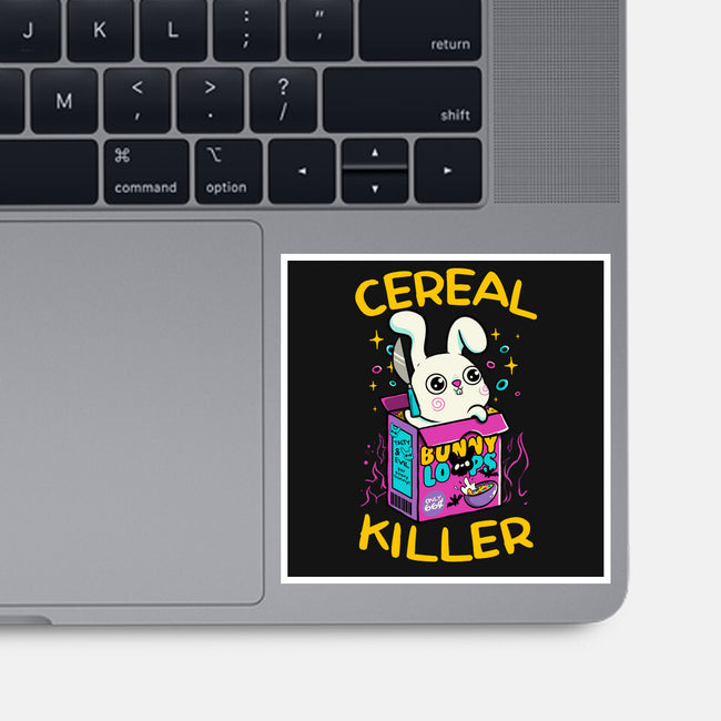 Cereal Killer Psycho Bunny-None-Glossy-Sticker-tobefonseca