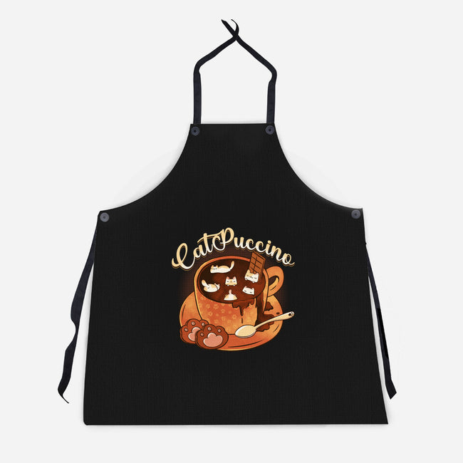 Catpuccino Kawaii Kittens-Unisex-Kitchen-Apron-tobefonseca