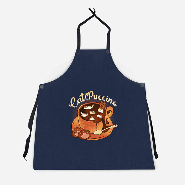 Catpuccino Kawaii Kittens-Unisex-Kitchen-Apron-tobefonseca