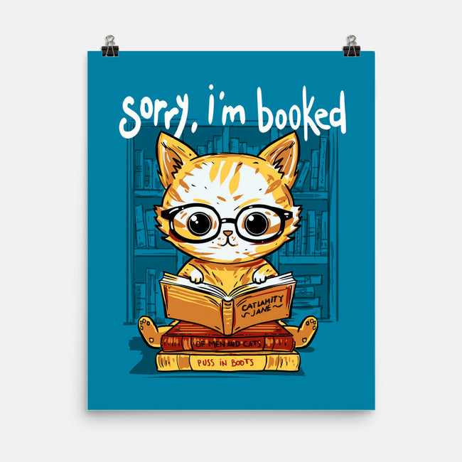 Sorry I'm Booked-None-Matte-Poster-kharmazero