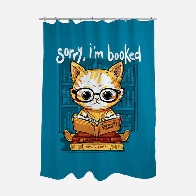 Sorry I'm Booked-None-Polyester-Shower Curtain-kharmazero