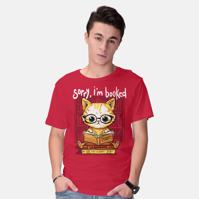 Sorry I'm Booked-Mens-Basic-Tee-kharmazero