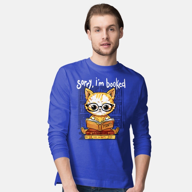 Sorry I'm Booked-Mens-Long Sleeved-Tee-kharmazero