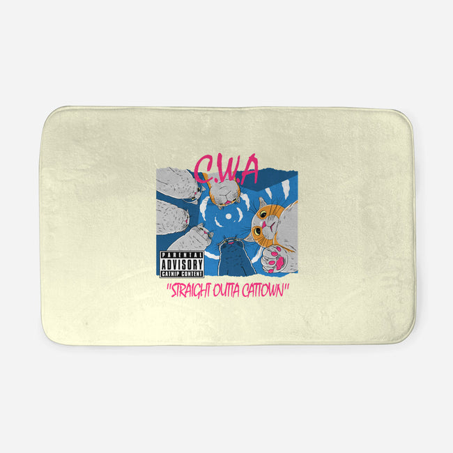 Straight Outta Cattown-None-Memory Foam-Bath Mat-naomori