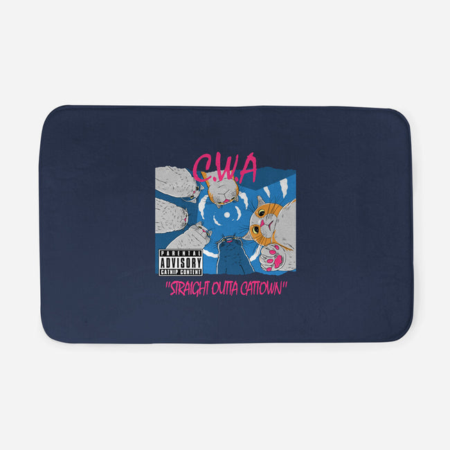 Straight Outta Cattown-None-Memory Foam-Bath Mat-naomori