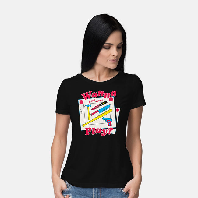 Good Guys Play-Womens-Basic-Tee-Nemons